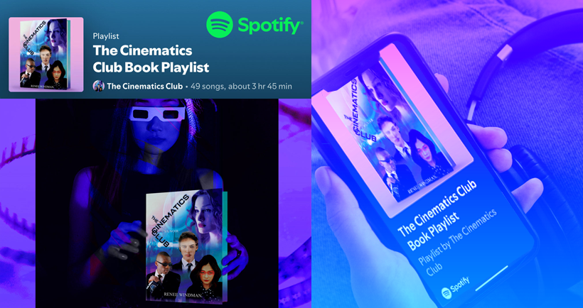 The Cinematics Club book playlist, Spotify playlist, 1980s music